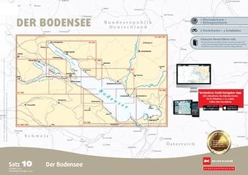 portada Sportbootkarten Satz 10: Bodensee (Ausgabe 2020) (en Alemán)