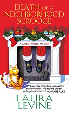 portada Death of a Neighborhood Scrooge (a Jaine Austen Mystery) (in English)