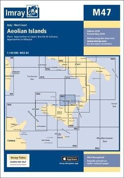 portada Imray Chart M47: Aeolian Islands (m Series) (en Inglés)