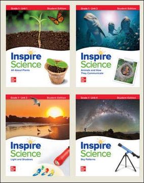 portada Inspire Science Grade 1, Print Student Edition Bundle (Units 1-4) (en Inglés)