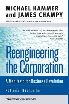 portada Reengineering the Corporation: A Manifesto for Business Revolution (Collins Business Essentials) (en Inglés)