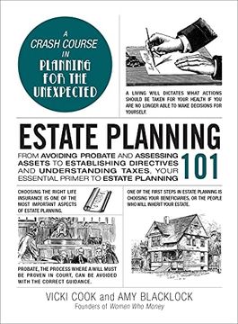 portada Estate Planning 101: From Avoiding Probate and Assessing Assets to Establishing Directives and Understanding Taxes, Your Essential Primer to Estate Planning (Adams 101) (en Inglés)