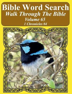 portada Bible Word Search Walk Through The Bible Volume 65: 1 Chronicles #4 Extra Large Print (en Inglés)