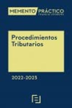 portada Memento Procedimientos Tributarios 2022-2023 (in Spanish)