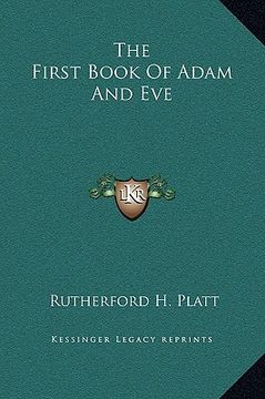 portada the first book of adam and eve (en Inglés)