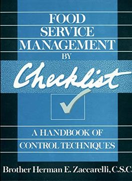 portada Food Service Management by Checklist: A Handbook of Control Techniques (en Inglés)