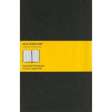portada Cuaderno Clásico / Grande / Negro / Cuadriculada - Moleskine (en Inglés)