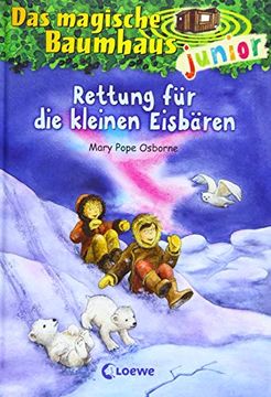 portada Das Magische Baumhaus Junior - Rettung für die Kleinen Eisbären: Band 12 (en Alemán)