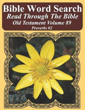 portada Bible Word Search Read Through The Bible Old Testament Volume 89: Proverbs #2 Extra Large Print (en Inglés)
