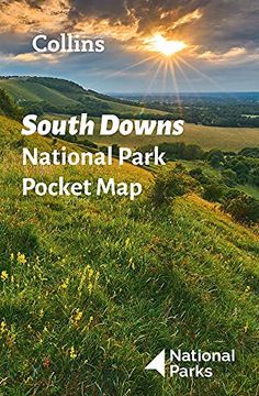 portada South Downs National Park Pocket Map: The Perfect Guide to Explore This Area of Outstanding Natural Beauty (Maps) (en Inglés)