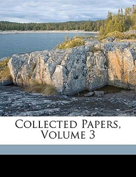 portada collected papers, volume 3 (en Inglés)
