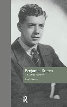 portada Benjamin Britten: A Guide to Research (en Inglés)