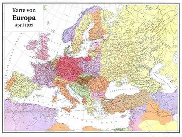 portada Historische Karte: Europa im April 1939 (Gerollt) (en Alemán)