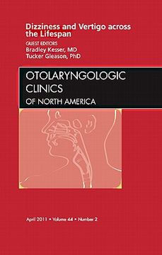 portada Dizziness and Vertigo Across the Lifespan, an Issue of Otolaryngologic Clinics: Volume 44-2