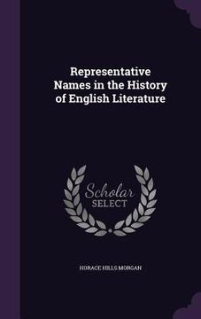 portada Representative Names in the History of English Literature (in English)