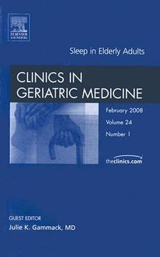 portada Sleep, an Issue of Geriatric Medicine Clinics: Volume 24-1 (in English)
