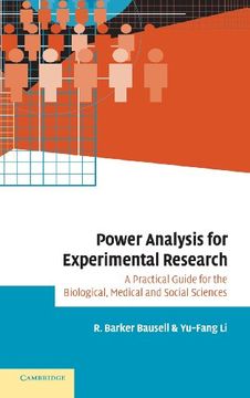 portada Power Analysis for Experimental Research: A Practical Guide for the Biological, Medical and Social Sciences (in English)