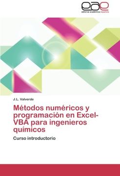 portada Métodos Numéricos Y Programación En Excel-vba Para Ingenieros Químicos: Curso Introductorio (spanish Edition) (in Spanish)