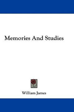portada memories and studies (en Inglés)