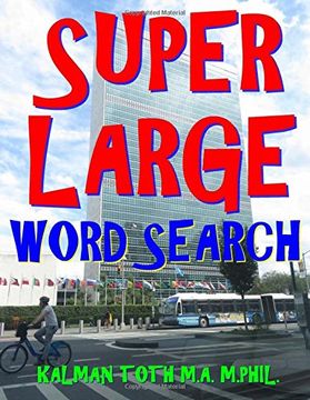 portada Super Large Word Search: 133 Extra Large Print Inspirational Themed Puzzles