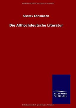 portada Die Althochdeutsche Literatur (German Edition)