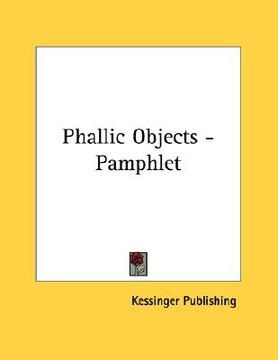 portada phallic objects - pamphlet