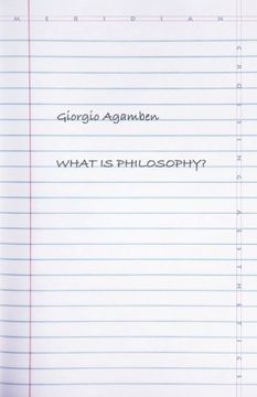 portada What Is Philosophy? (Meridian: Crossing Aesthetics)
