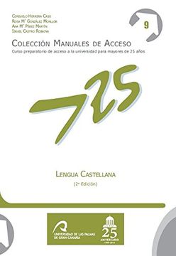 portada Lengua Castellana (Manuales de Acceso a Mayores de 25 Años: Curso Preparatorio de Acceso a la Universidad)