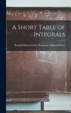 portada A Short Table of Integrals (en Inglés)
