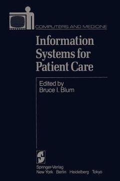 portada information systems for patient care (en Inglés)