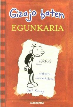 portada Greg 1: Gizajo Baten Egunkaria (in Basque)