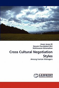 portada cross cultural negotiation styles (en Inglés)