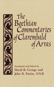 portada the boethian commentaries of clarembald of arras (en Inglés)