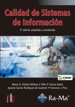 portada Calidad de Sistemas de Información. 4ª Edición Ampliada y Actualizada