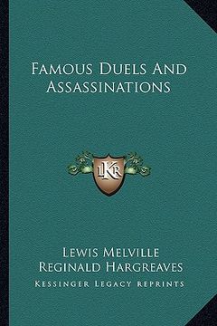 portada famous duels and assassinations