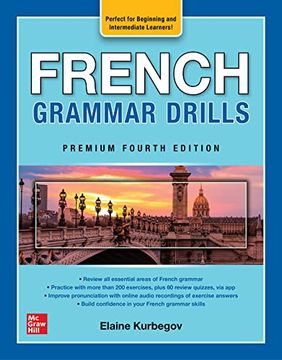 portada French Grammar Drills, Premium Fourth Edition (en Inglés)