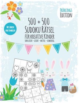 portada Jahreszeiten Sudoku Buch für kreative Kinder: Sudokubuch mit 500 Zahlen und Symbol Sudokus - Schwierigkeit sehr leicht bis schwer - + 500 Bonus Sudoku (en Alemán)