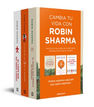 portada Estuche. Cambia Tu Vida Con Robin Sharma / Change Your Life with Robin Sharma (Boxed Set) (in Spanish)