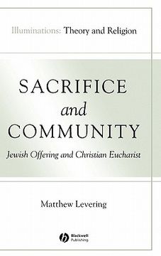 portada sacrifice and community: jewish offering and christian eucharist
