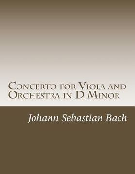 portada Concerto for Viola and Orchestra in D Minor (en Inglés)