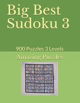 portada Big Best Sudoku 3: 900 Puzzles 3 Levels (en Inglés)