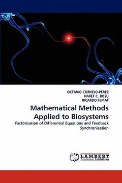 portada mathematical methods applied to biosystems (en Inglés)