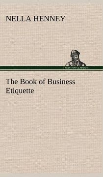 portada the book of business etiquette (en Inglés)