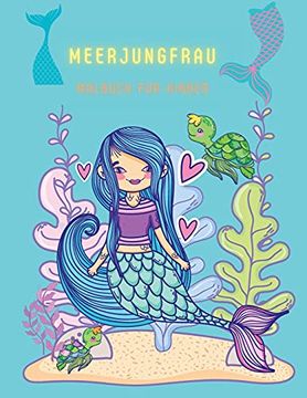 portada Meerjungfrau Malbuch für Kinder: Mal- & Aktivitätsbuch für Kinder, Altersgruppen: 3-6,7-8 