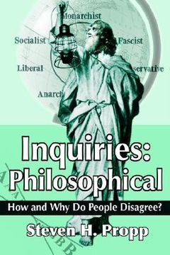 portada inquiries: philosophical: how and why do people disagree? (en Inglés)