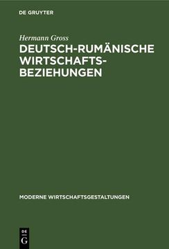 portada Deutsch-Rumänische Wirtschaftsbeziehungen (en Alemán)