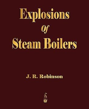 portada explosions of steam boilers (en Inglés)