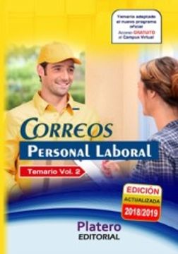 portada TEMARIO II PERSONAL LABORAL DE CORREOS