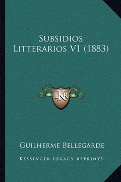 portada Subsidios Litterarios v1 (1883) (in Portuguese)