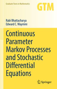 portada Continuous Parameter Markov Processes and Stochastic Differential Equations (en Inglés)